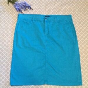 NYDJ Bright Blue Pencil Skirt 16